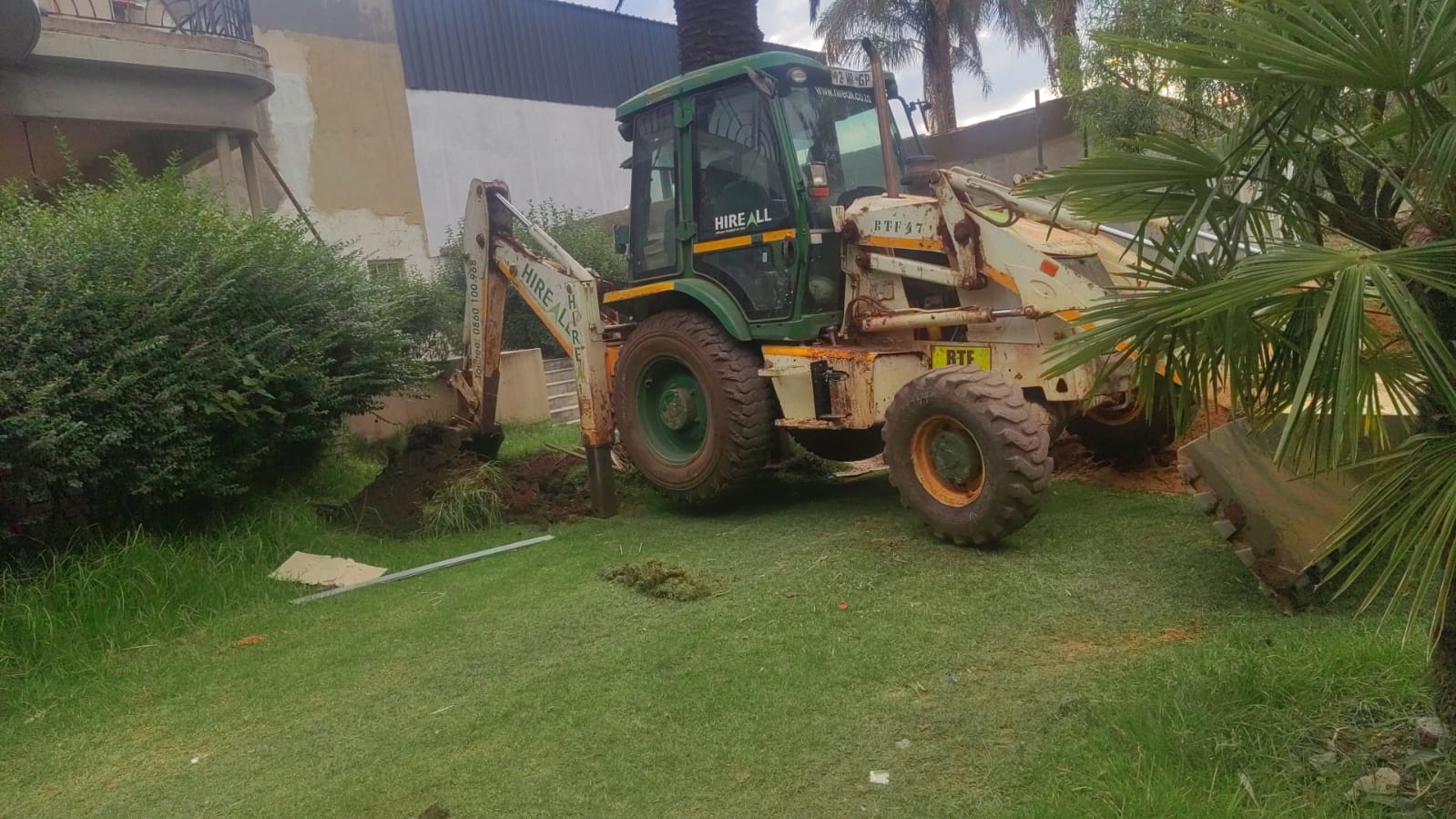 Foundation trenching near gauteng
